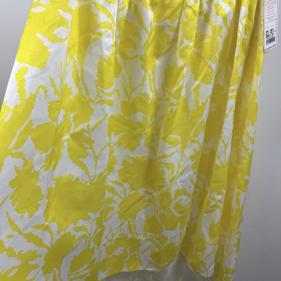 EY Boutique Especially Yours New Yellow Floral Feeling Beautiful Dress Size 10 - Picture 6 of 14